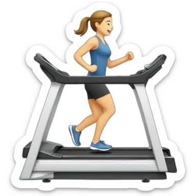 Treadmill machine sticker