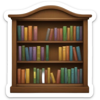bookshelf sticker