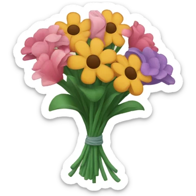 Bouquet of flowers sticker