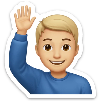 Dabbing emoji  sticker