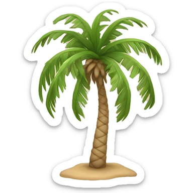 Beige Palm  sticker