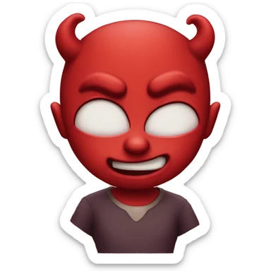 Innocent devil sticker
