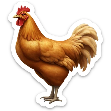 Big ole chicken sticker