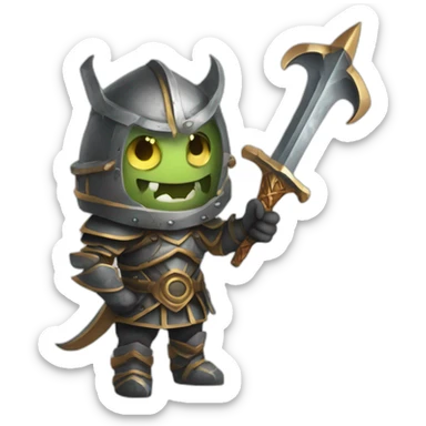 mortadon le brozer avec un monstre Excalibur sticker