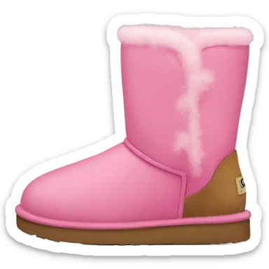 Ugg pink boots sticker