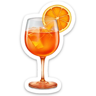 one Aperol Spritz cocktail  sticker