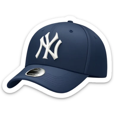 new york yankees baseball cap sticker