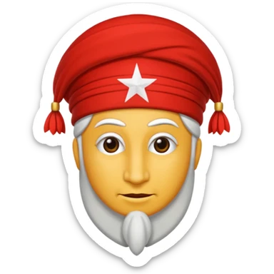 Türk Devletleri Teşkilatı (TDT) veya eski adıyla Türk Dili Konuşan Ülkeler İşbirliği Konseyi (Türk Konseyi) bayrağı ile emoji sticker