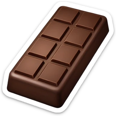 Bar of chocolate  sticker
