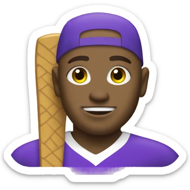 purple nike señáleles sticker