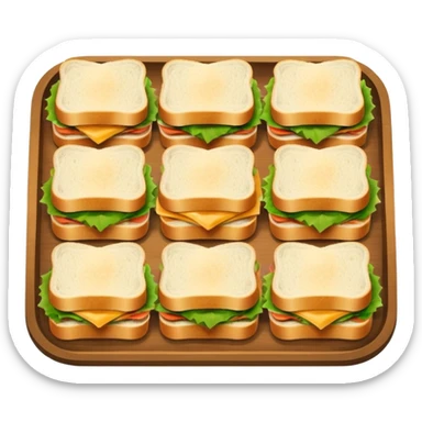 sandwich tray sticker