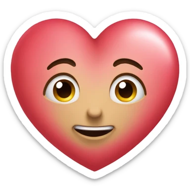 The overflowing heart sticker