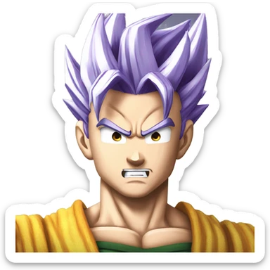 super saiyan 2 gohan sticker