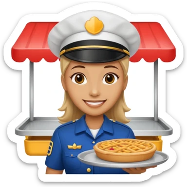 drive through restaurant employee sticker