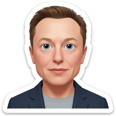 elon musk emoji sticker