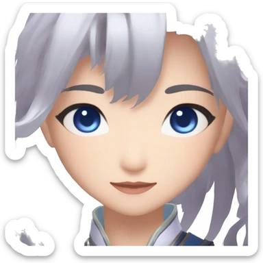 “Lumine” from “Genshin Impact” sticker