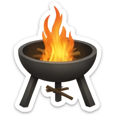 fire pit sticker