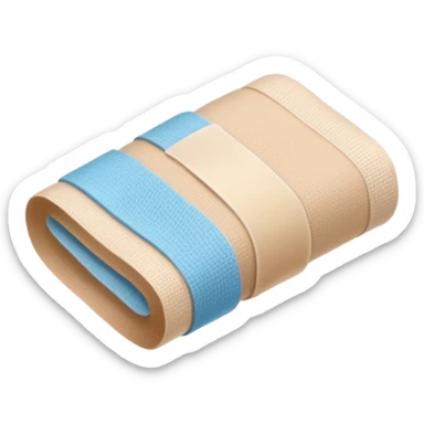 Standard adhesive bandage sticker
