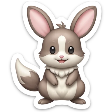Emolga-Cinccino-Minccino-fusion sticker
