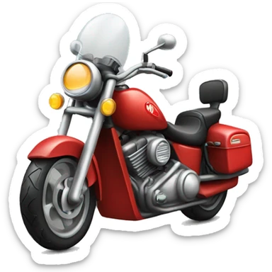 motorcycle and gasoline sticker