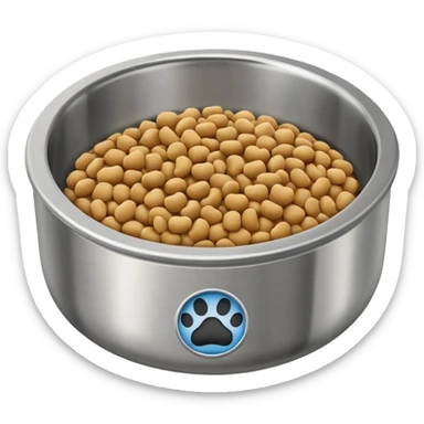 food bowl for pet sticker