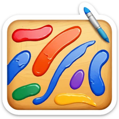 artistic sign sticker