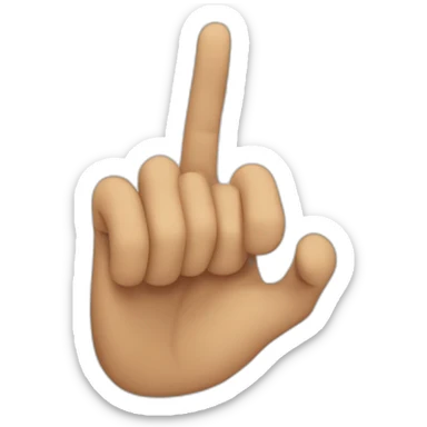 Mano celebrando sticker