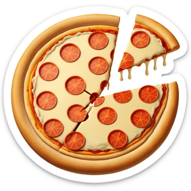 Pizza sticker
