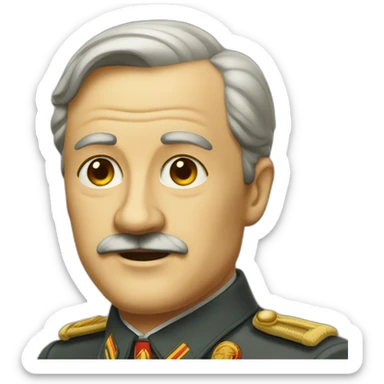 leader of germany in 1940's sticker