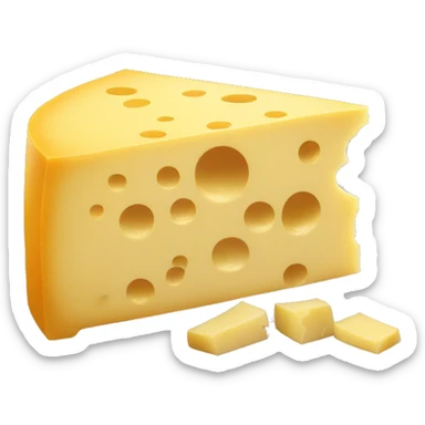 Cheese sticker