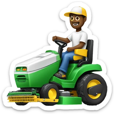 Tondeuse à gazon sticker