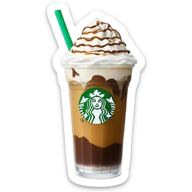 starbucks frappuccino sticker
