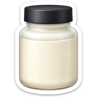 luxury white moisturizer sticker