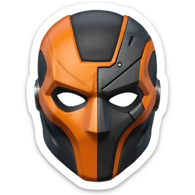 deathstroke mask with eyes sticker