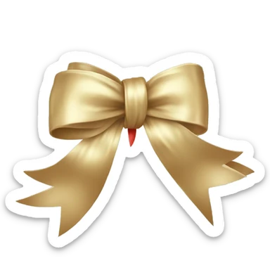 Bow on Christmas tree ￼ sticker