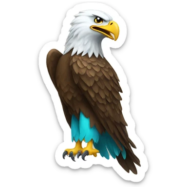 eagle of kazakhstan sticker