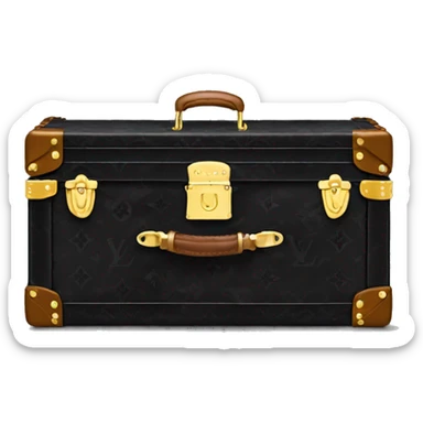 Black Luis Vuitton Trunk sticker