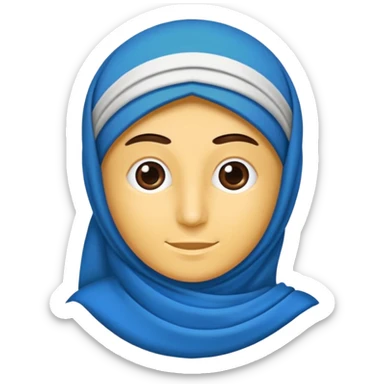 DOĞU TÜRKİSTAN BAYRAĞI (İNSANSIZ) AY VE YILDIZ MAVİ BAYRAK sticker