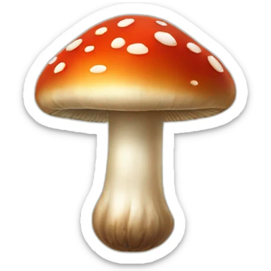 mushroom poisoning sticker