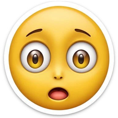 cringing emoji sticker