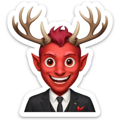 Alastor the radio demon sticker