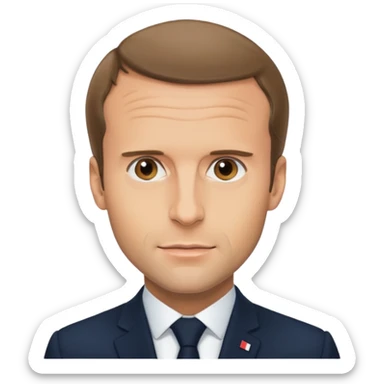 Macron sticker