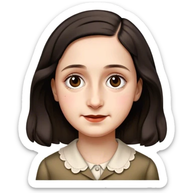 Anne Frank sticker