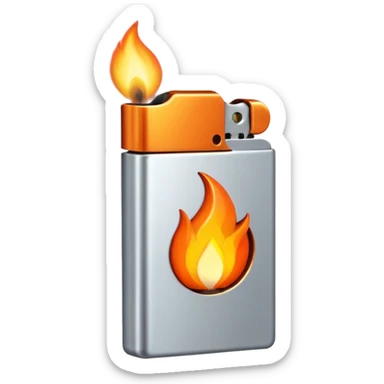 Lighter sticker