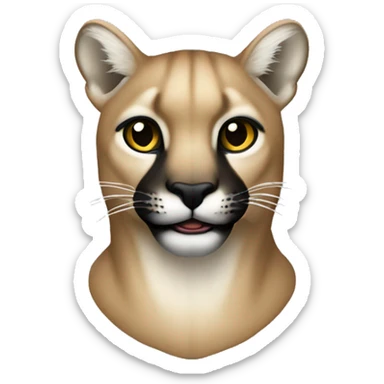 Puma schwarz  sticker