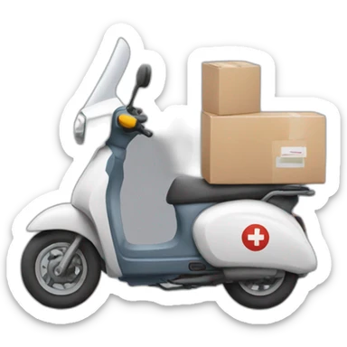 DELIVERY MOTO FARMACIA sticker
