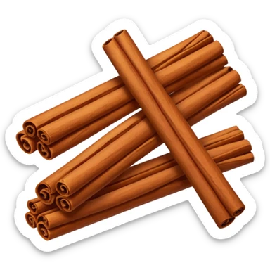 2 Cinnamon sticks sticker