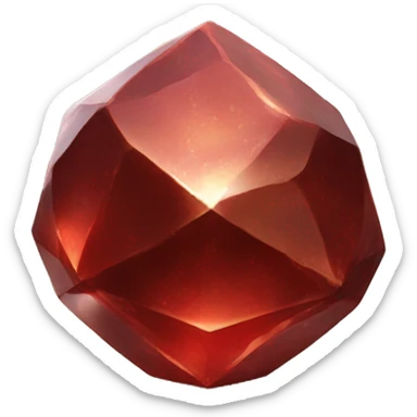 The Philosopher's Stone is a small, round, red stone with a gleaming, reflective surface. into pure gold and produce the Elixir of Life,  sticker
