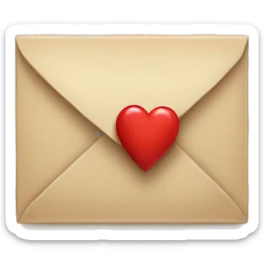 letter m+e with a heart sticker