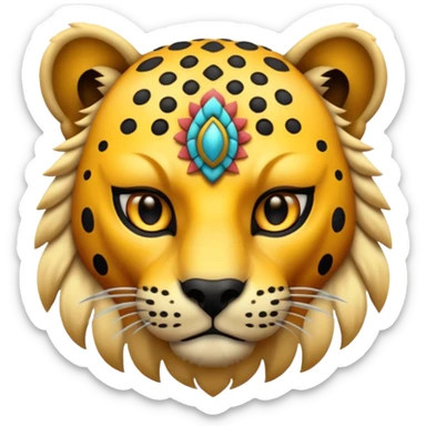 aztec jaguar sacred animal aztec mythology sticker